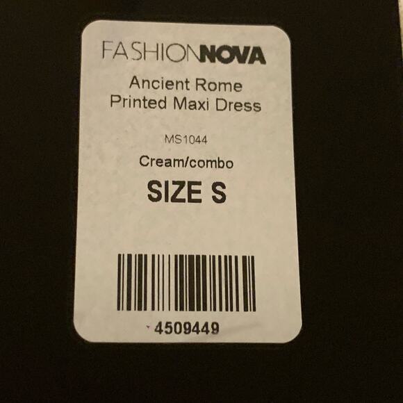 Fashion Nova Ancient Rome maxi dress size small NWT - Picture 10 of 10